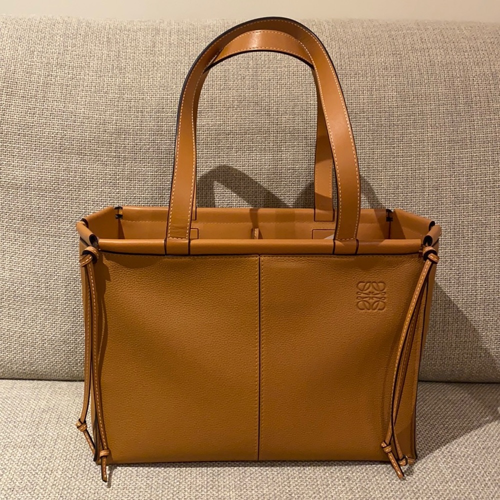 Loewe Cushion Tote Grained Calfskin